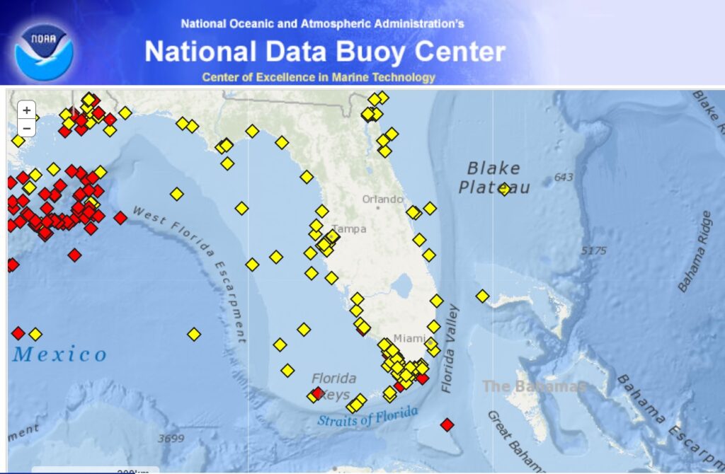 Pronostico maritimo NOAA estaciones